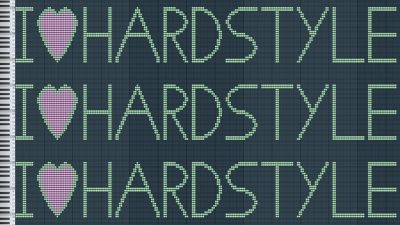 WHAT HARDSTYLE REALLY SOUNDS LIKE | Musical I Love Hardstyle | FL Studio Piano Roll Art Midi Art