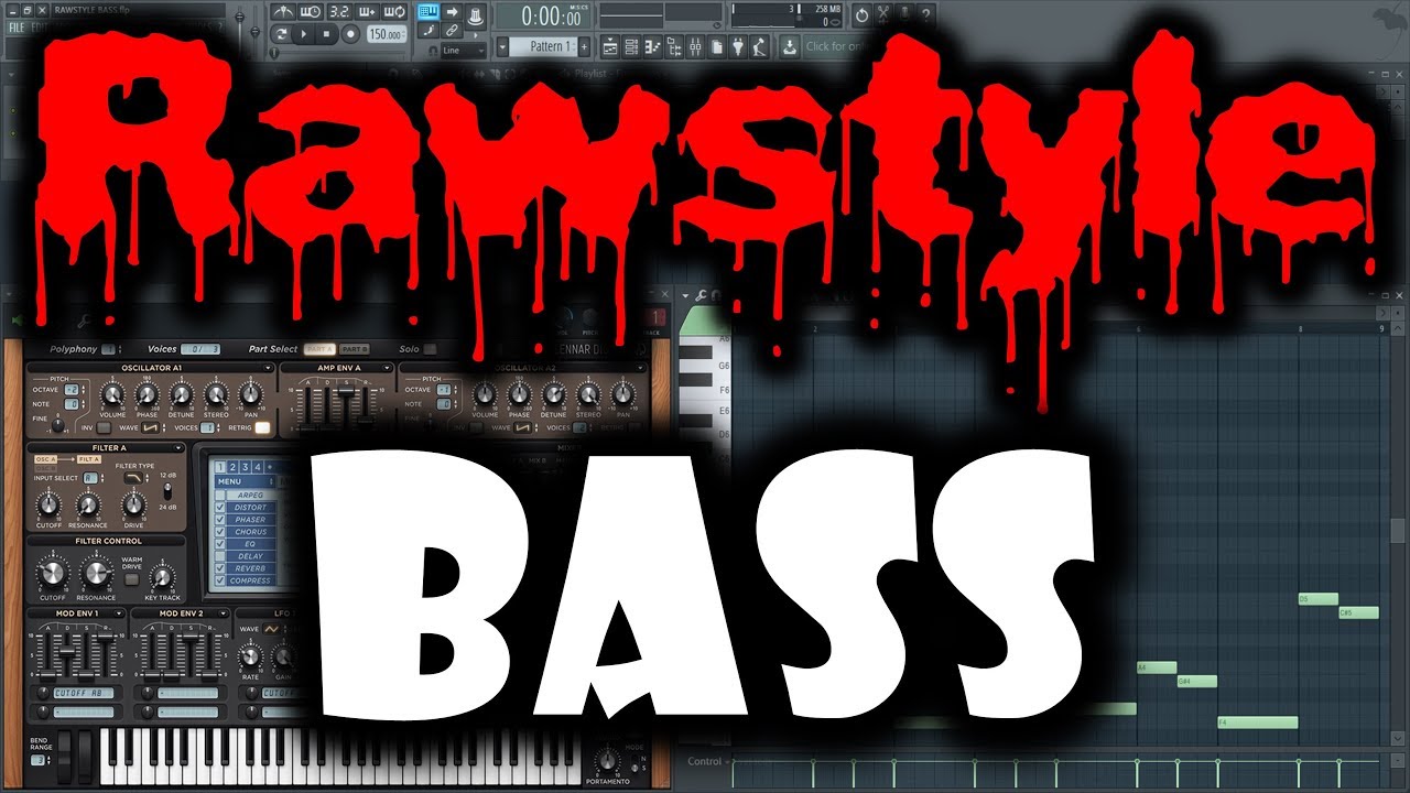 RAWSTYLE BASS | How to Make Hardstyle Bass FL Studio ...