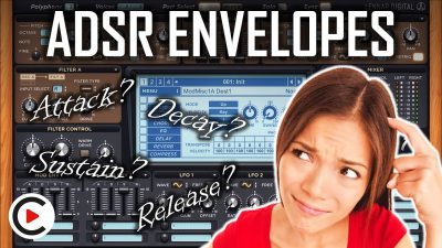 HOW TO USE ADSR ENVELOPES | Attack, Decay, Sustain & Release (SYNTHESIZER FOR BEGINNERS LESSON 16)