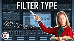 HOW TO USE FILTER TYPE | Low Pass High Pass Band Pass Filter (SYNTHESIZER FOR BEGINNERS LESSON 10)